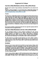 open letter on shaken baby syndrome